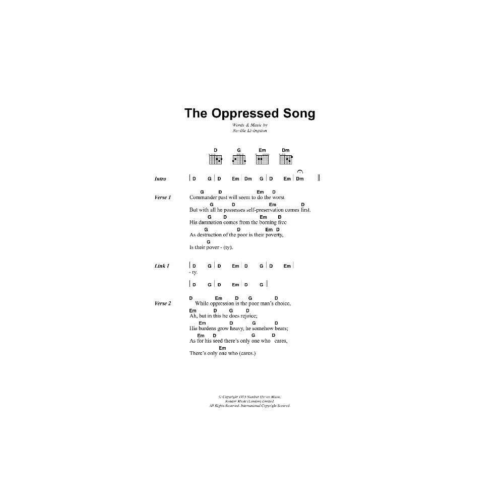 The Oppressed Song