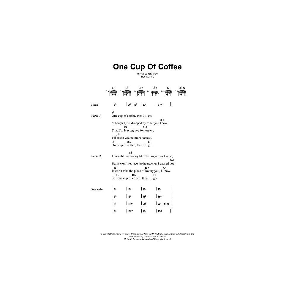 One Cup Of Coffee