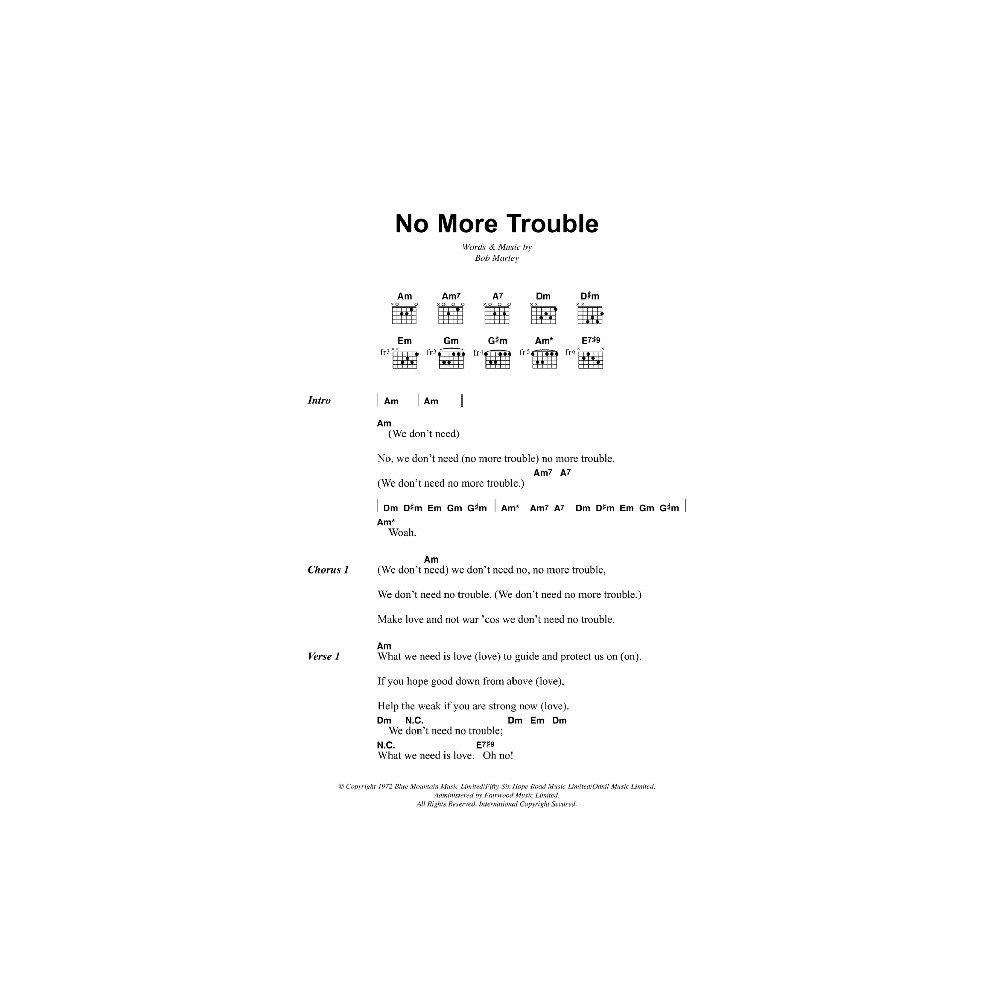 No More Trouble