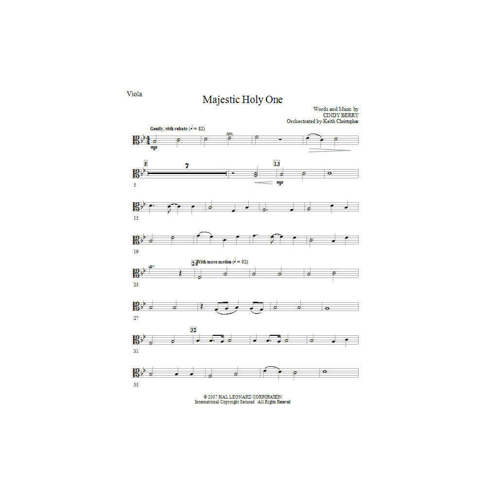 Majestätische Heilige - Viola
