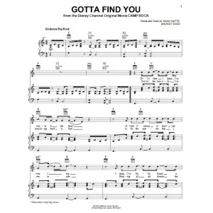 Gotta Find You (from Camp Rock)