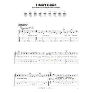 I Don't Dance