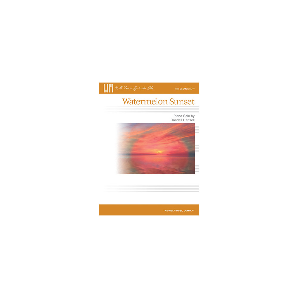 Wassermelonen-Sonnenuntergang