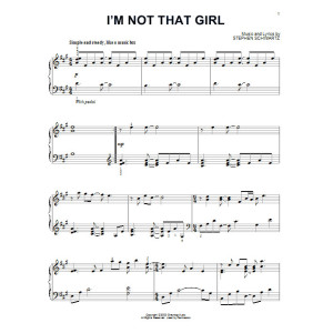 I'm Not That Girl (from Wicked)