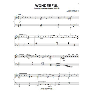 Wunderbar (von Wicked)