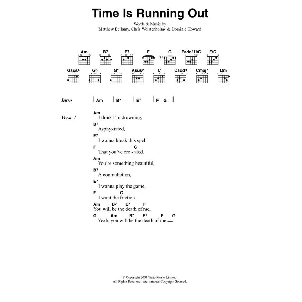 Time Is Running Out