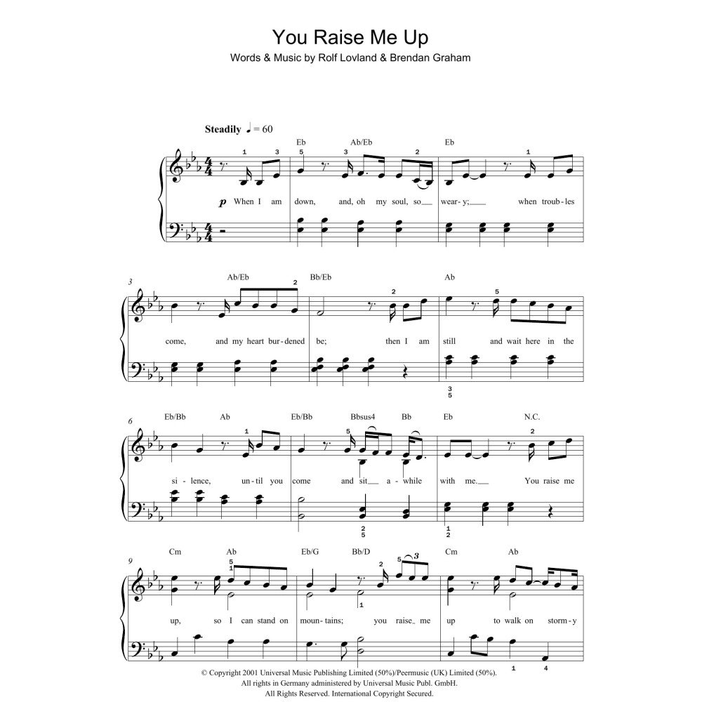 You Raise Me Up