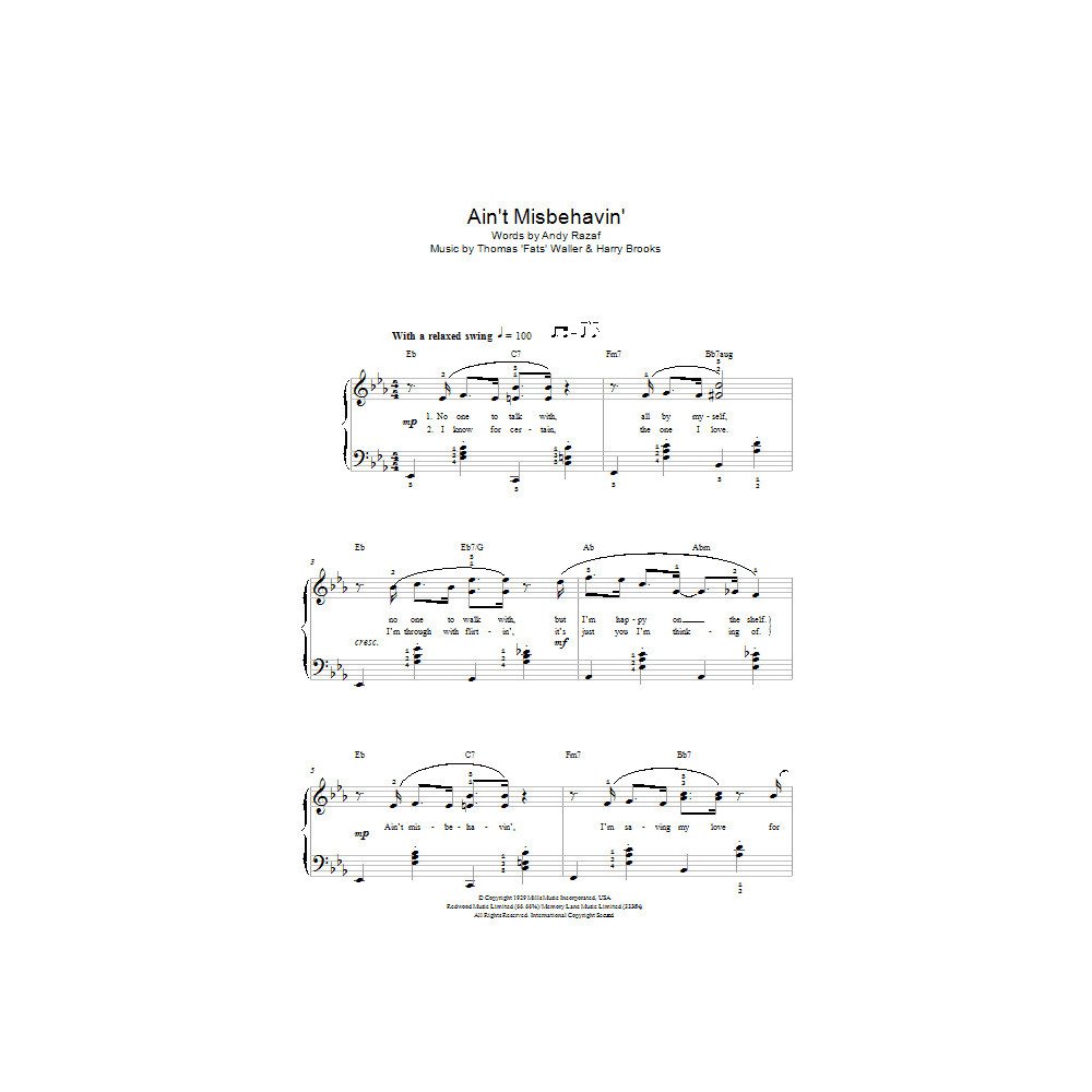 Ain''t Misbehavin''