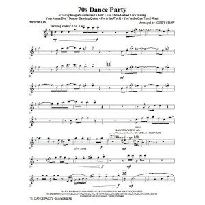 70s Dance Party (Medley) - Tenor Sax