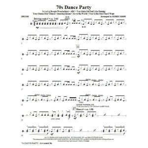 70s Dance Party (Medley) - Drums