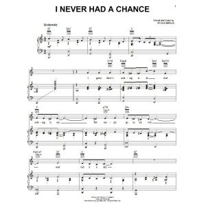 I Never Had A Chance