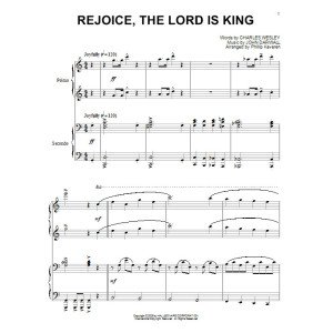 Rejoice, The Lord Is King (arr. Phillip Keveren)
