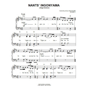 Nants' Ingonyama (Stage Version) (from The Lion King: Broadway Musical)