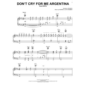 Don't Cry For Me Argentina