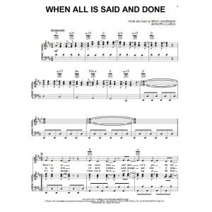 When All Is Said And Done