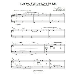 Can You Feel The Love Tonight (from The Lion King)