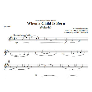 When A Child Is Born (Soleado) - Violin 1