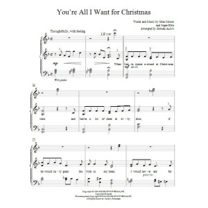 You're All I Want For Christmas