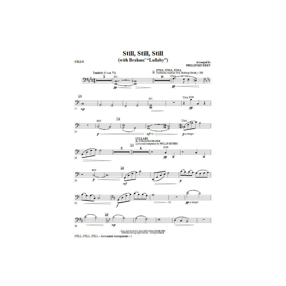 Trotzdem, Trotzdem, Trotzdem (mit Brahms'' Wiegenlied) - Cello