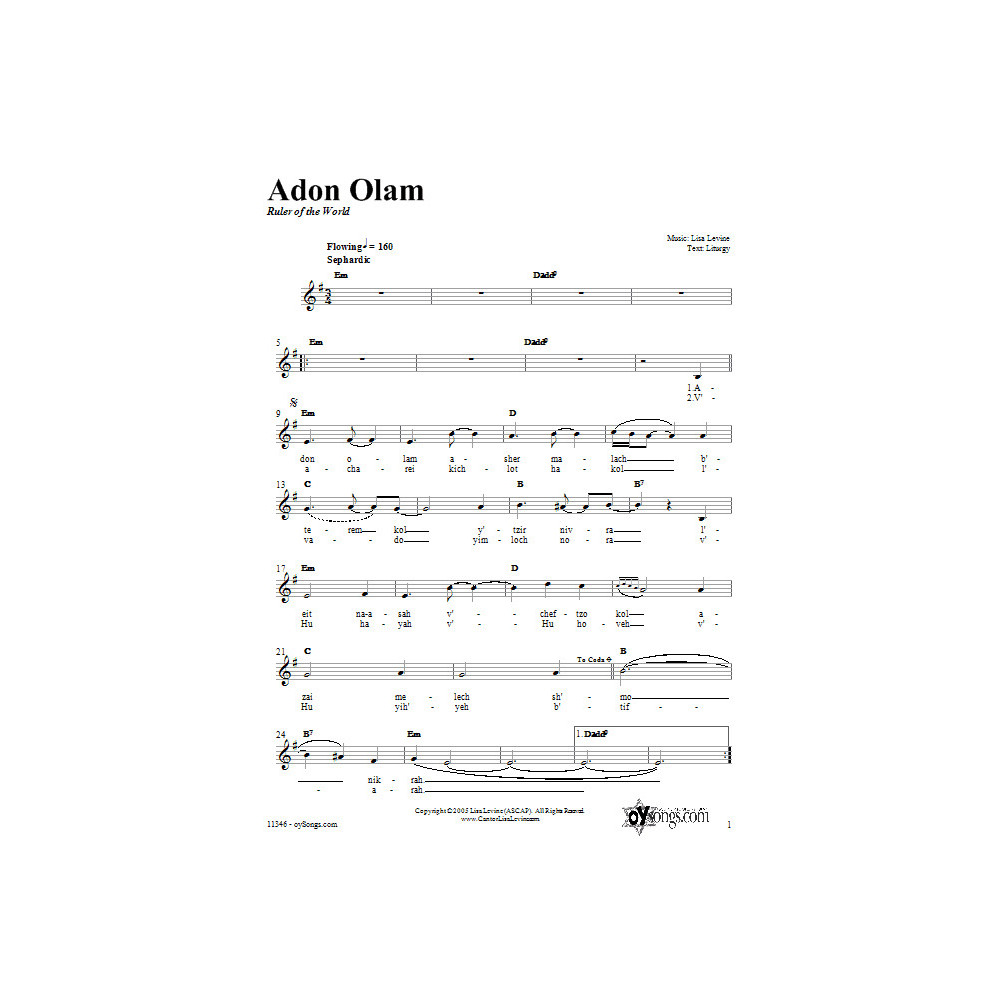 Adon Olam