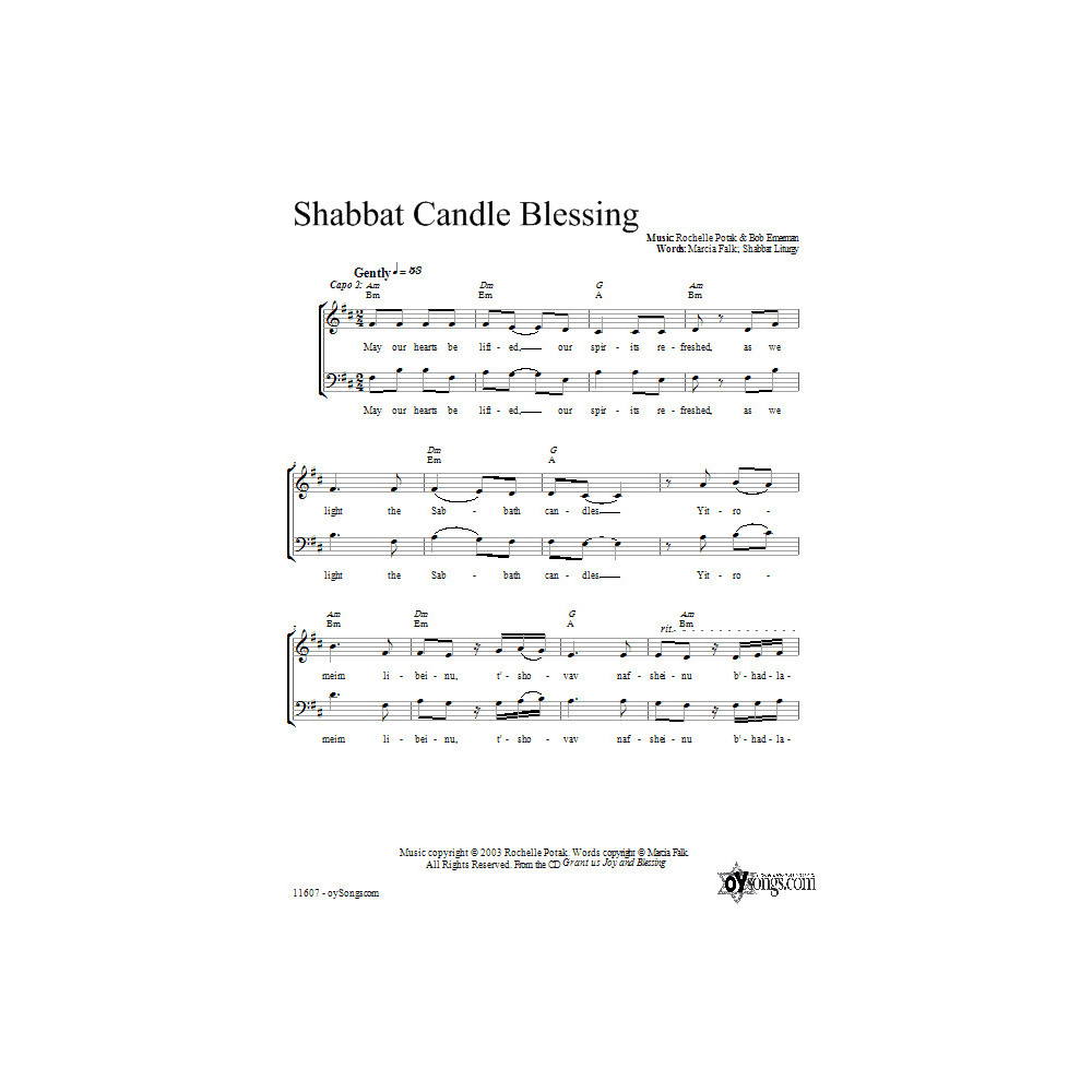 Shabbat Candle Blessing