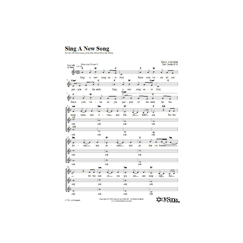 Sing a New Song