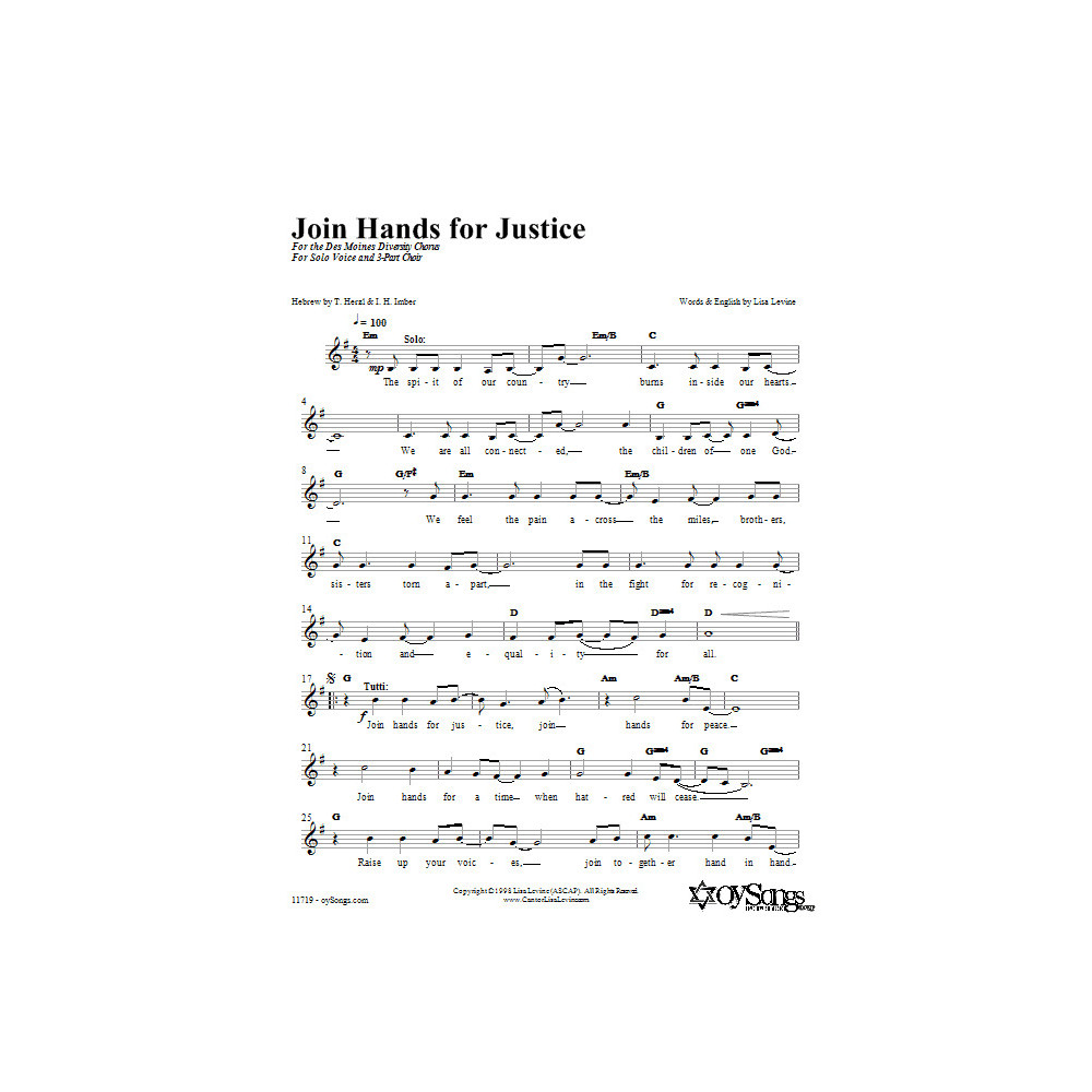 Join Hands in Justice