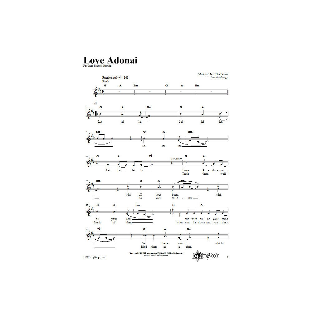 Love Adonai