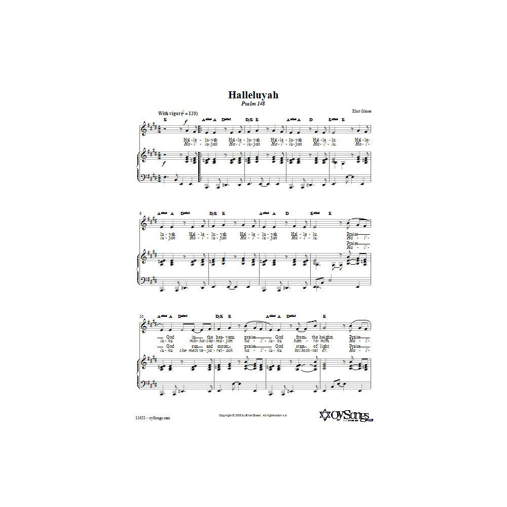 Halleluyah (Psalm 148)