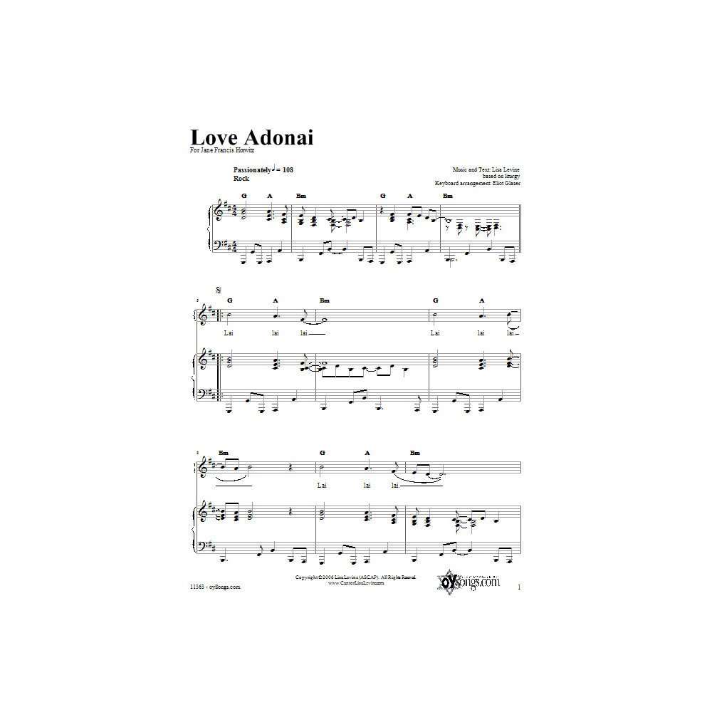 Love Adonai