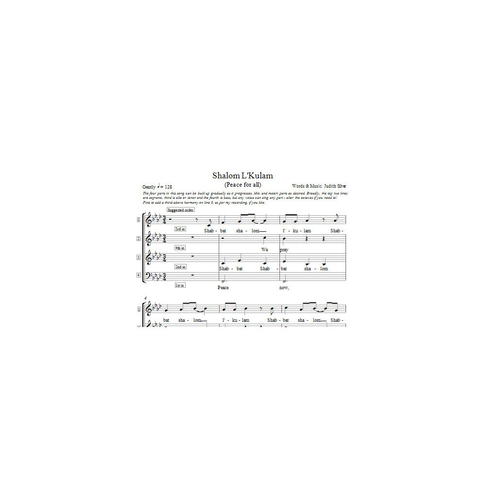 Shalom L'kulam