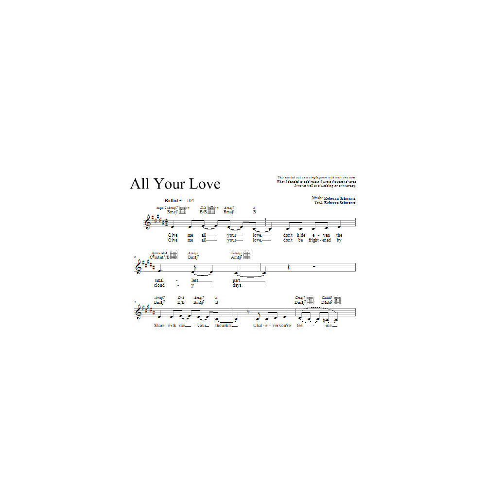 All Your Love