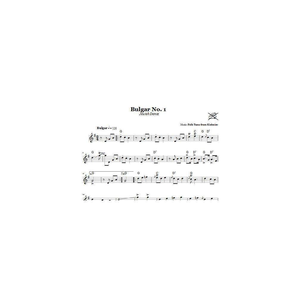 Bulgar No. 1 (Jewish Dance)