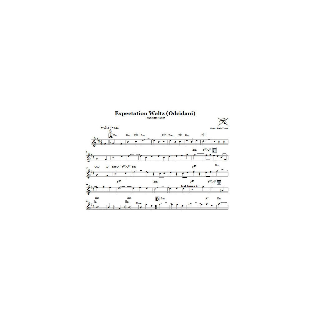 Expectation Waltz (Odzidani) (Russian Waltz)