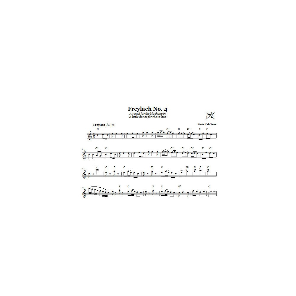 Freylach No. 4 (A Tentzl Far Die Machantunim (A Little Dance For The In-Laws))