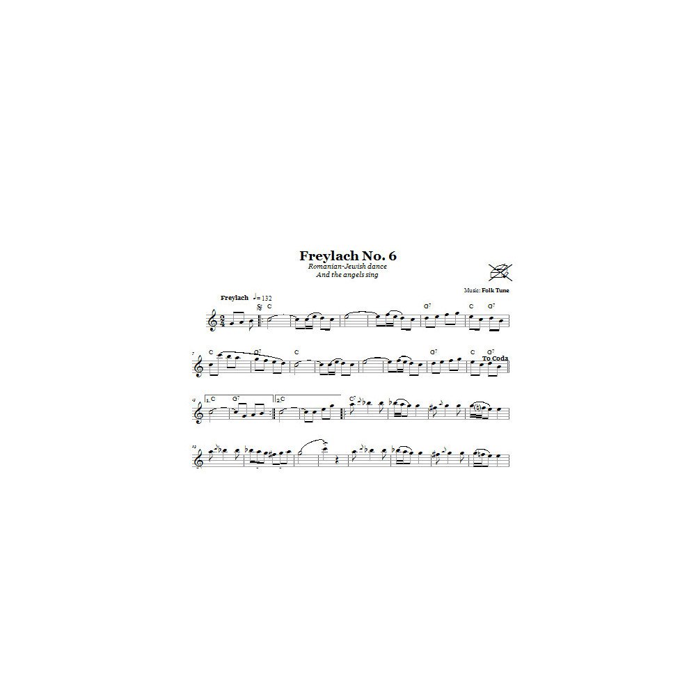 Freylach Nr. 6 (Rumänisch-jüdischer Tanz (Und die Engel singen))