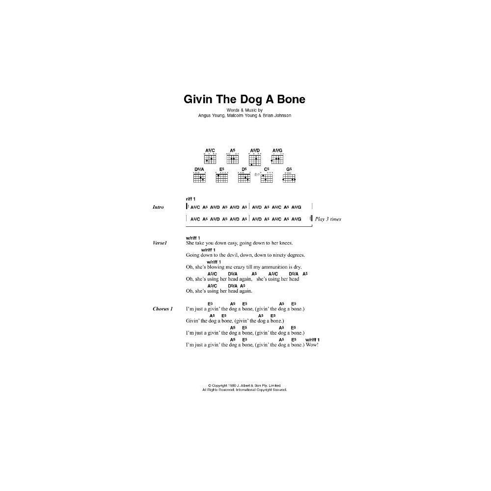 Givin' The Dog A Bone