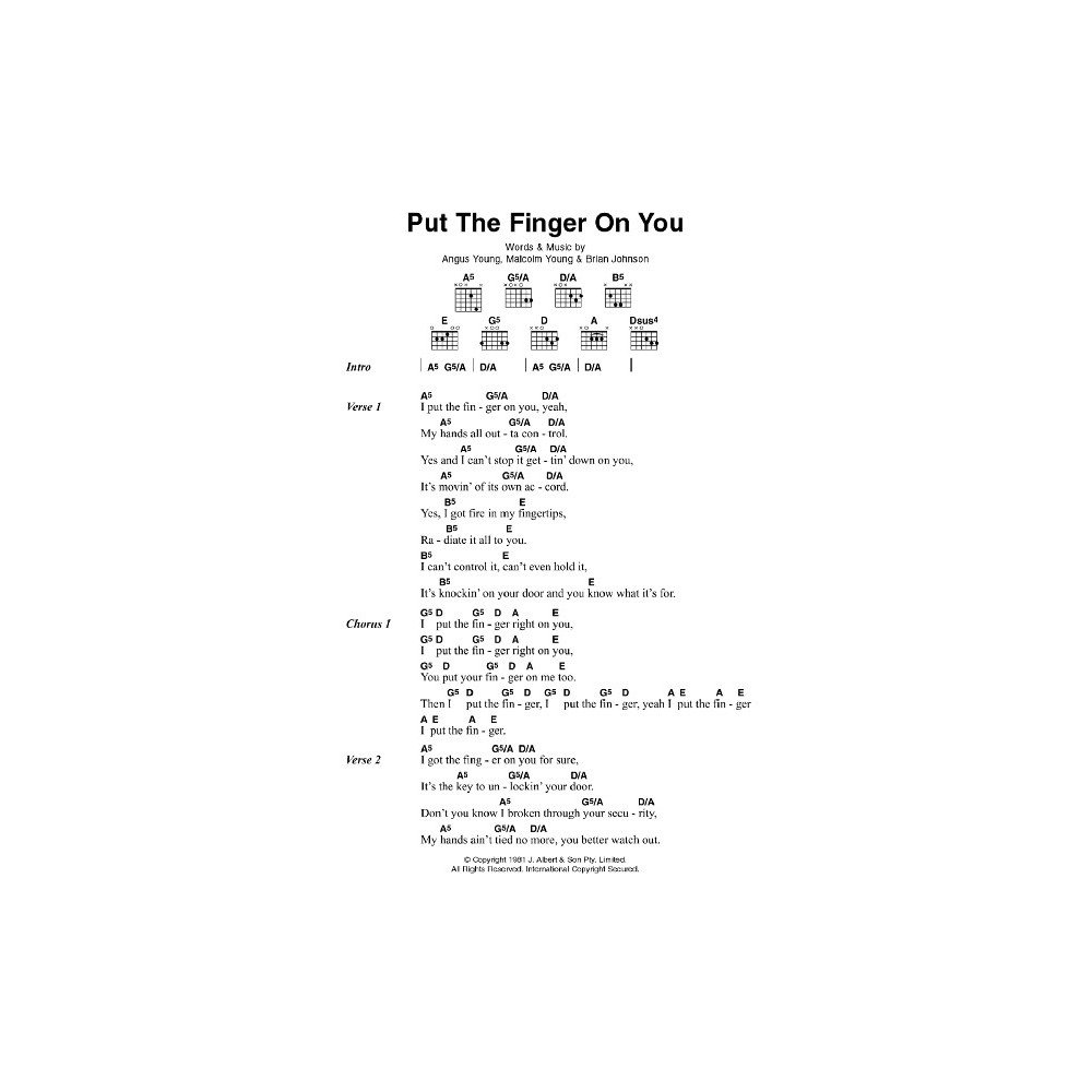 Put The Finger On You