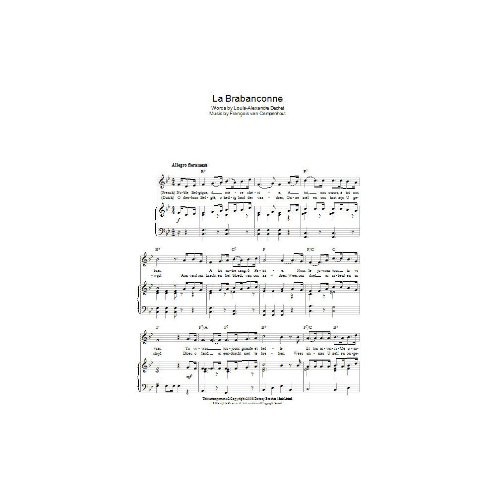 La Brabanconne (Belgian National Anthem)