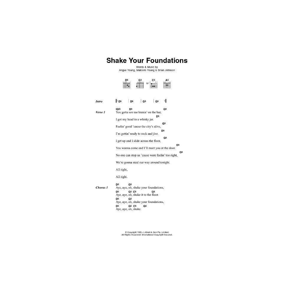 Shake Your Foundations