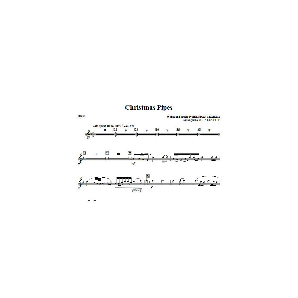 Christmas Pipes - Oboe