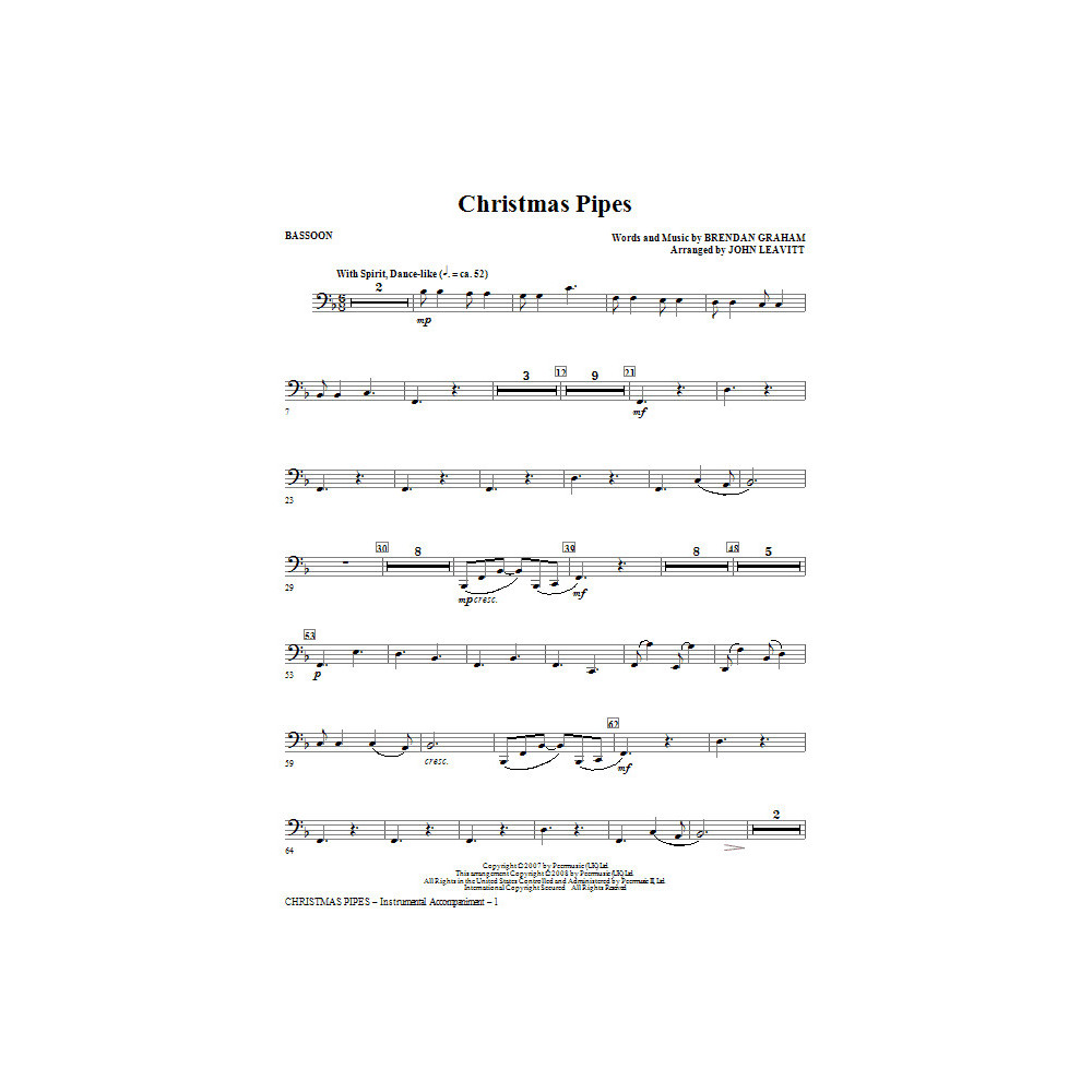 Weihnachts-Pfeifen - Fagott
