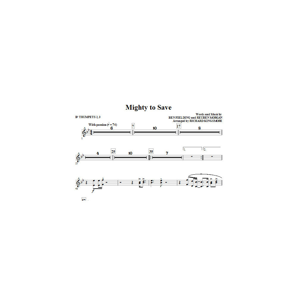 Mighty To Save - Trumpet 2 & 3