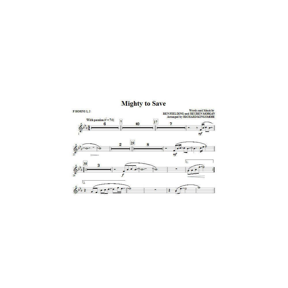 Mighty To Save - Horn 1 & 2