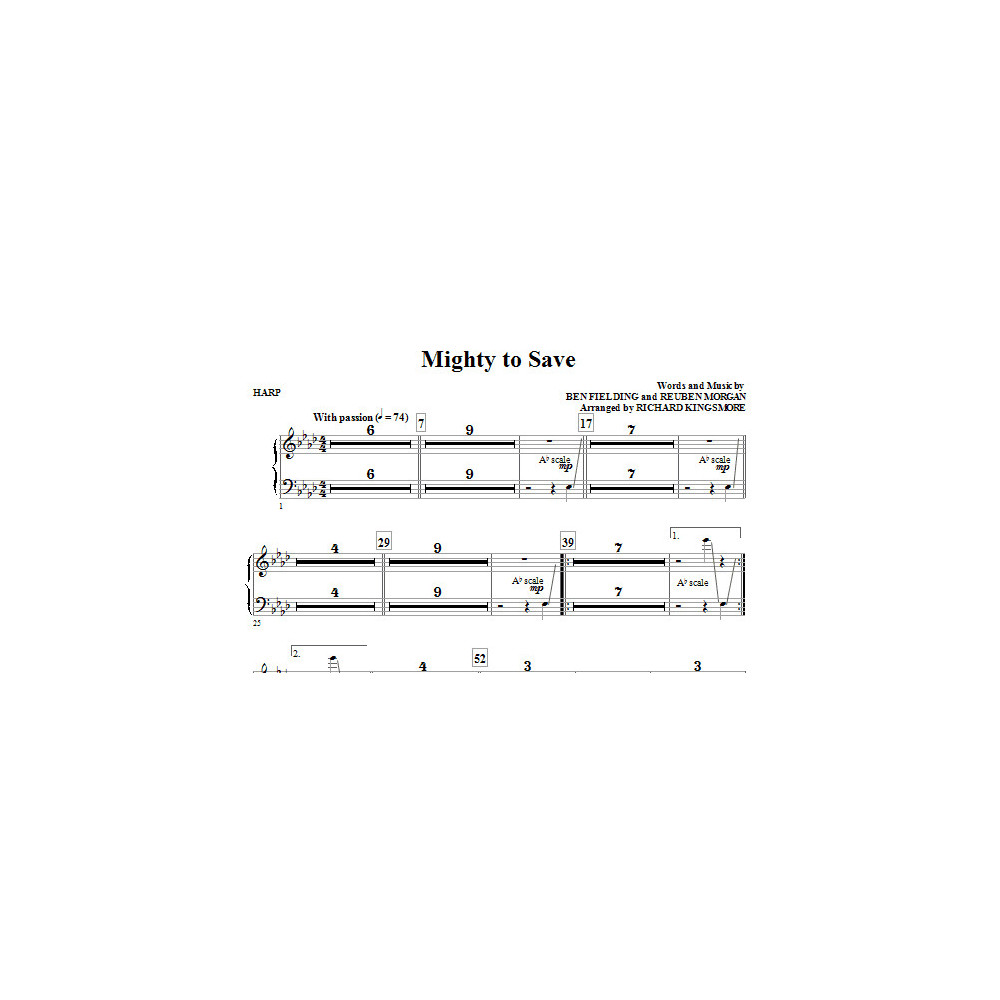 Mighty To Save - Harp