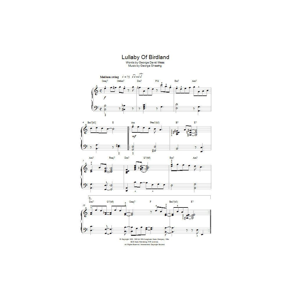 Lullaby Of Birdland