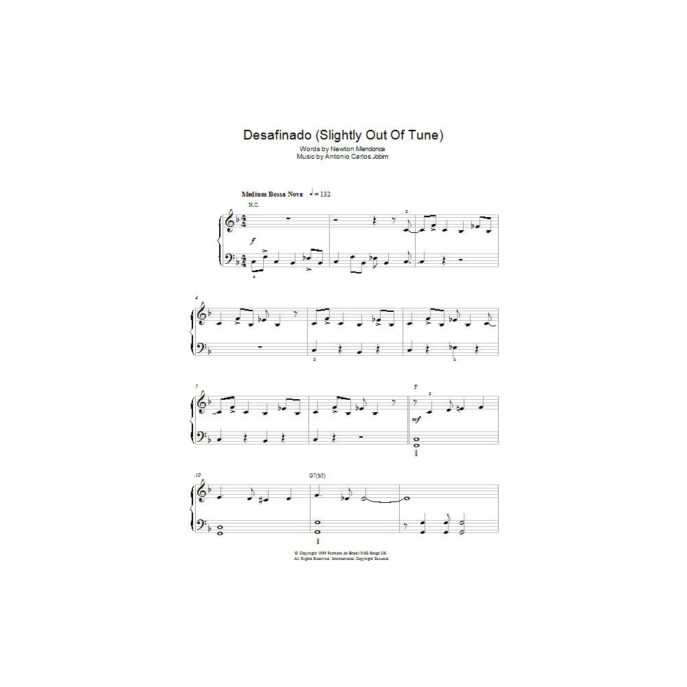 Desafinado (Slightly Out Of Tune)