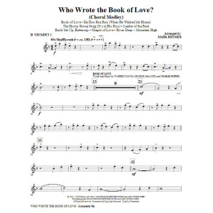 Wer Hat Das Buch Der Liebe Geschrieben? (Chor-Medley) - Trompete 2