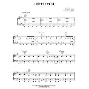 I Need You