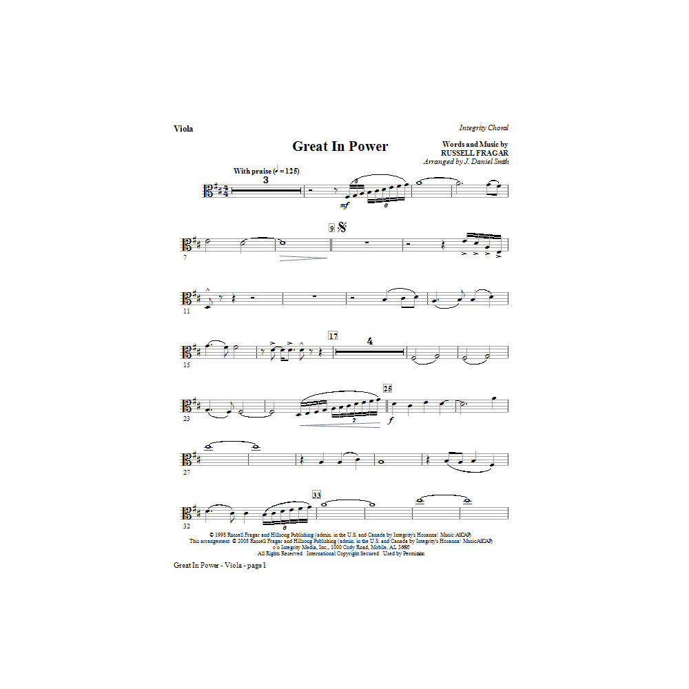 Groß in der Leistung - Viola